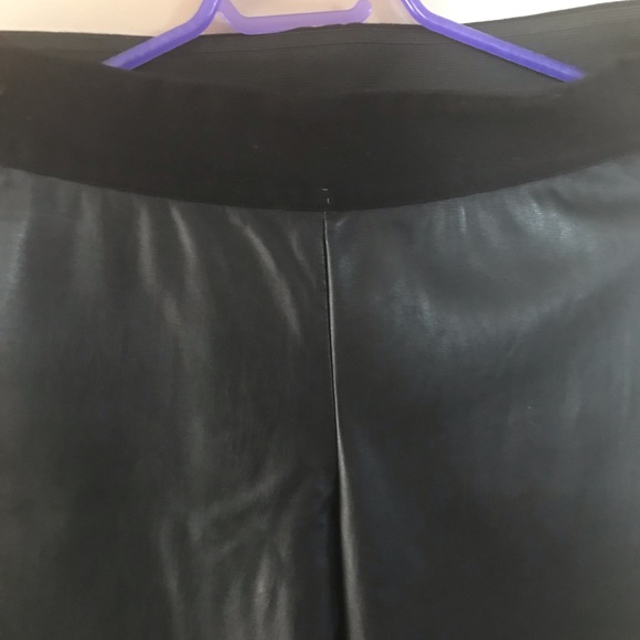 Size medium Joe fresh leather like pants - Picture 4 of 6